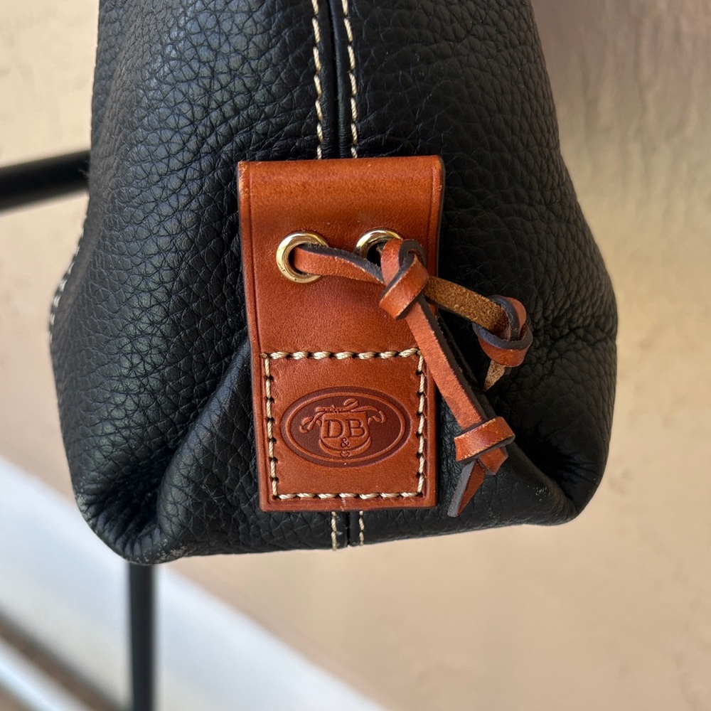 Dooney & Bourke Black and Brown Shoulder Bag - Picture 3 of 5